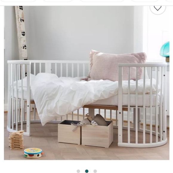 STOKKE® SLEEPI CRIB + BED/EXTENSION KIT , Like New - Picture 6 of 6
